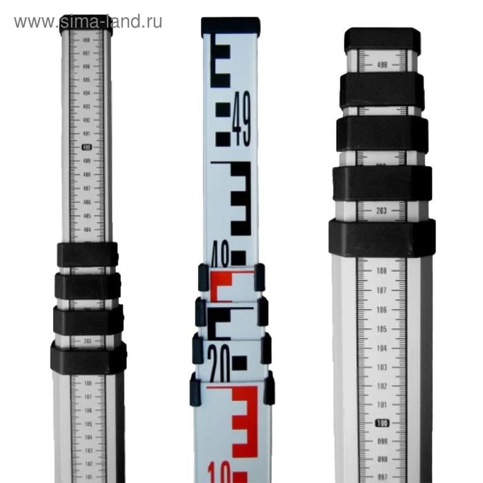 Рейка для нивелира CONDTROL TS 3M 2-16-015, телескопическая, 3000 мм рейка для мебельных навесов 3 м ш 37 мм 612 05 3m r