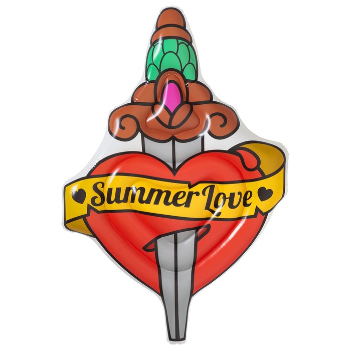 фото Матрас для плавания summer love tattoo, 198 x 137 см, 43265 bestway