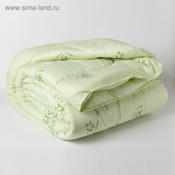 Одеяло Эконом Бамбук 172х205 см, полиэфирное волокно, 300гр/м, пэ 100% одеяло бамбук 220х205 см полиэфирное волокно 200 гр м пэ 100%