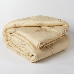 Одеяло Эконом Верблюжья шерсть 140х205 см, полиэфирное волокно, 200г/м2, пэ 100% Ош