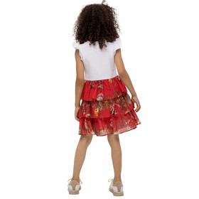 

Платье для девочек, рост 128 см, цвет бело-красный