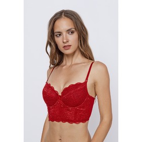 

Бюстгальтер женский, размер 80B, цвет красный