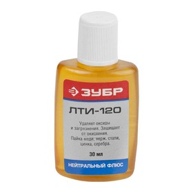 

Флюс нейтральный ЗУБР 55480-030, ЛТИ-120, 30мл