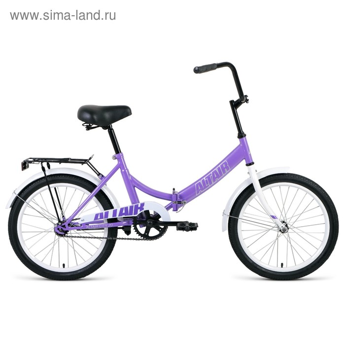 фото Велосипед 20" altair city, 2020, цвет фиолетовый/серый, размер 14"