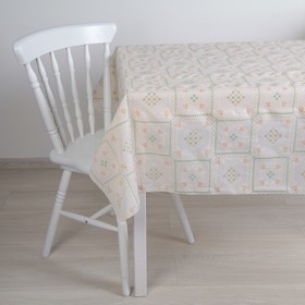 

Клеенка столовая Lace «Ажур», ширина 137 см, рулон 20 метров, цвет зелёно-коричневый