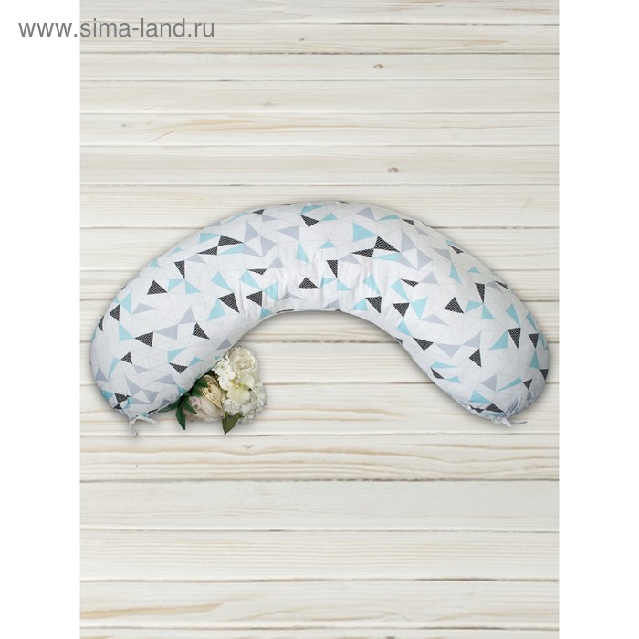 фото Подушка для беременных collection, размер 25 × 170 см, треугольники amarobaby