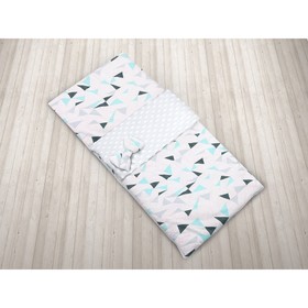 

Спальный мешок Exclusive Soft Collection, размер 45 × 100 см, принт треугольники