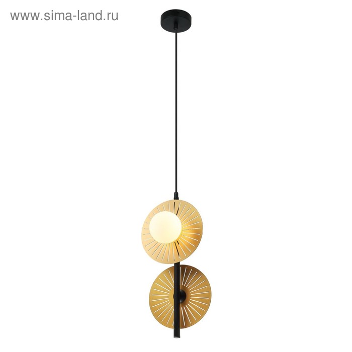 Светильник Sonnenblume, 2x25Вт G9, цвет чёрный подвесной светильник ring 2x25вт g9