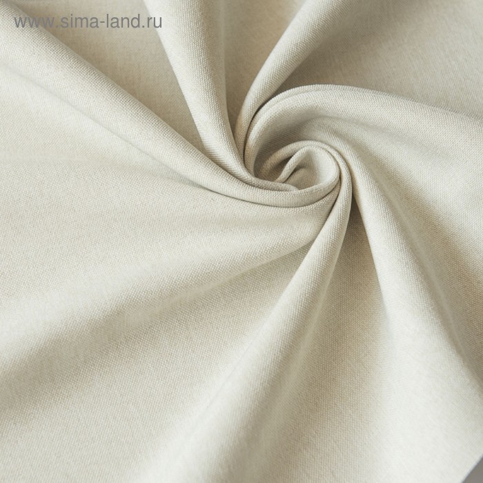 фото Комплект штор «ибица», размер 140 х 270 см - 2 шт, подхват - 2 шт, цвет кремовый pasionaria