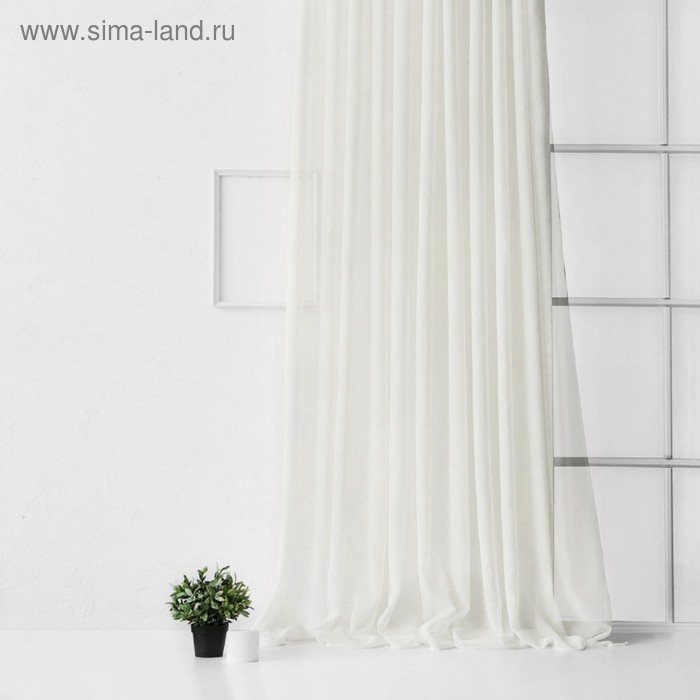 Тюль«Виви», размер 300х270 см, цвет айвори