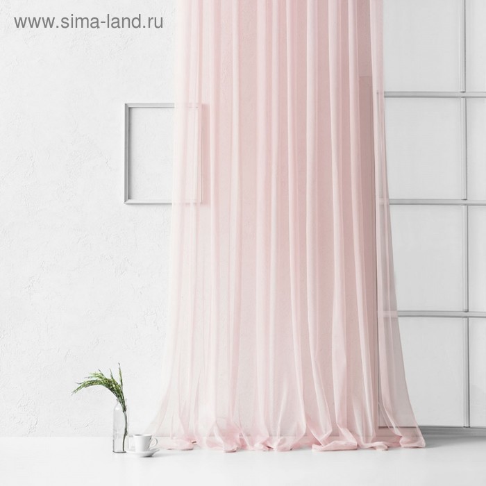 Тюль «Грик», размер 500х270 см, цвет розовый тюль вудсток размер 500х270 см цвет розовый