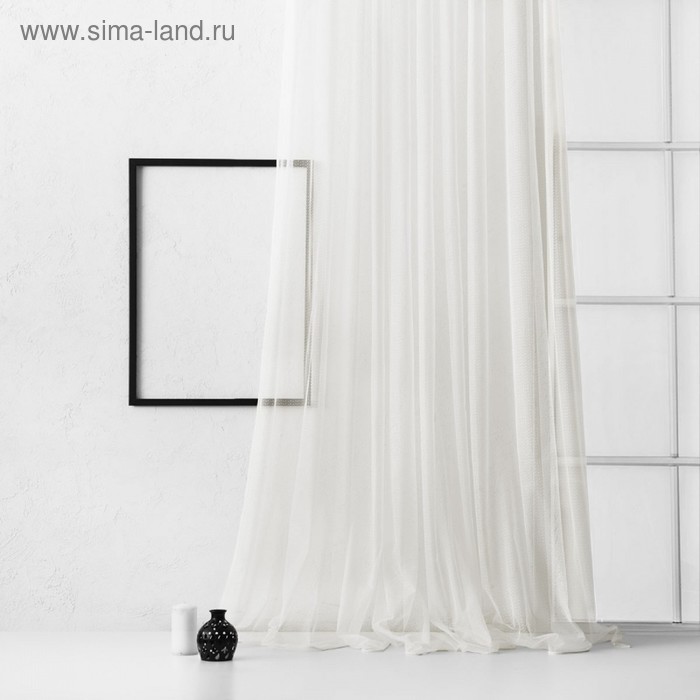 Тюль «Стори», размер 500х270 см, цвет айвори