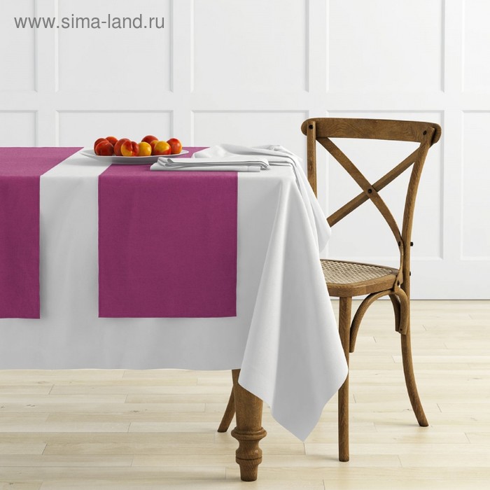 фото Комплект дорожек на стол «ибица», размер 43 х 140 см - 4 шт, цвет фиолетовый pasionaria