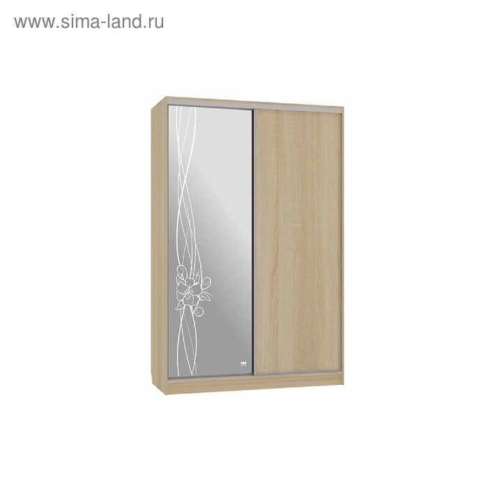 

Шкаф-купе "Рио 1-600 волны 2", 1200x600x2300, Дуб сонома