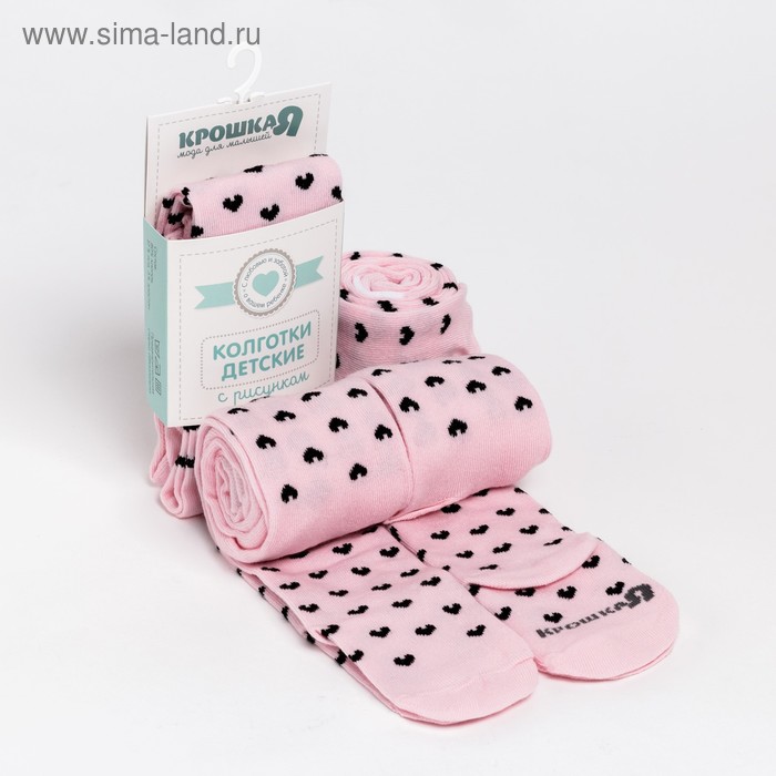 

Колготки Крошка Я «Зайка», цвет розовый, рост 74-80 см