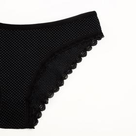 

Трусы женские слипы, цвет чёрный, размер 48 (L)