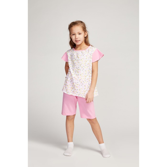 Пижама для девочки, цвет микс, рост 128-134 см