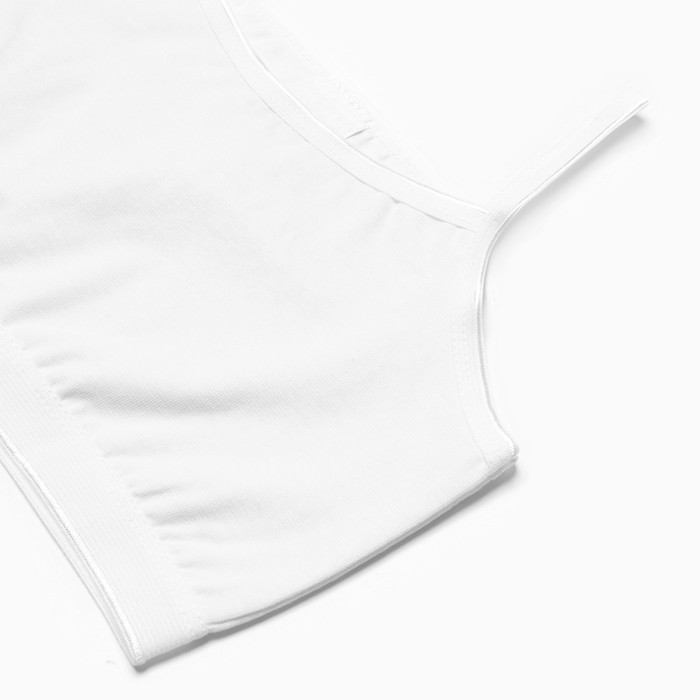 Топ для девочки, цвет белый, рост 128-134 см (36)