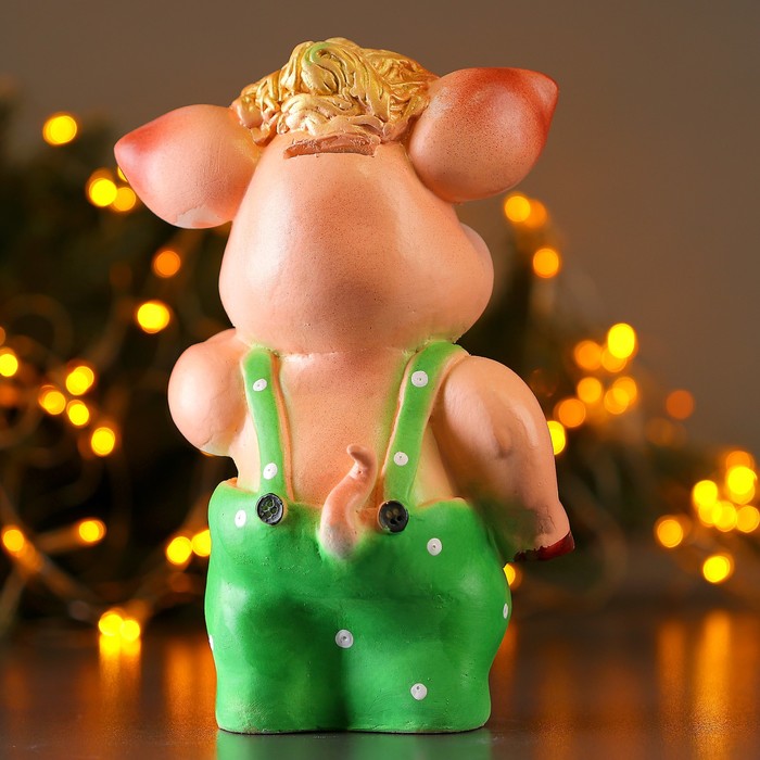 Копилка "Поросёнок Хрюша в зелёных штанах"