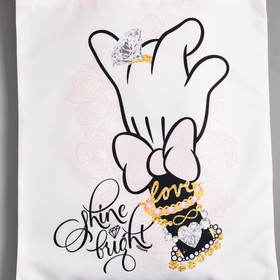 

Сумка текстильная «Минни»‎, 31 x 40,5 см, отдел без молнии, без подклада