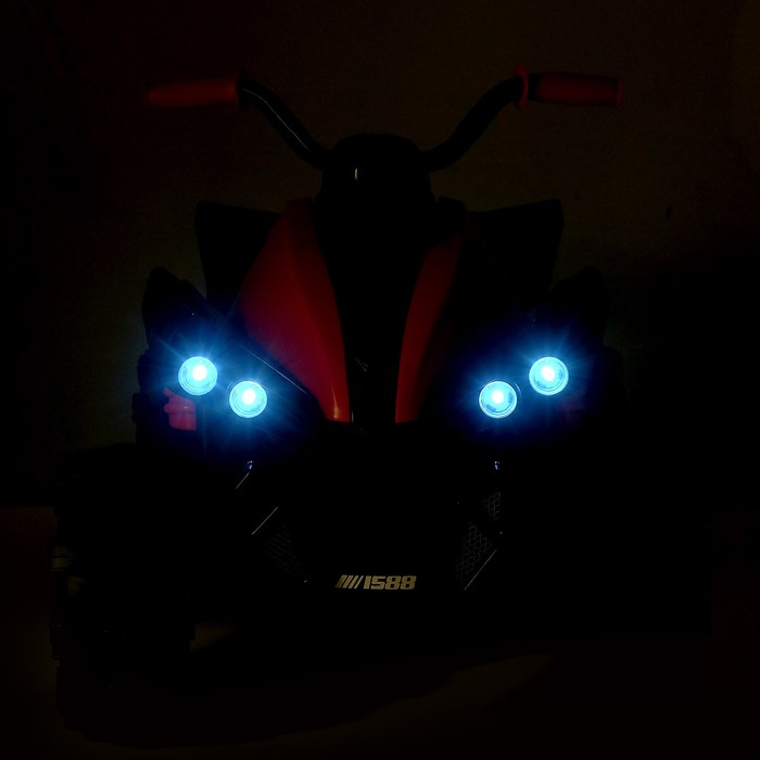 Электромобиль «Квадроцикл», 2 мотора, цвет красный