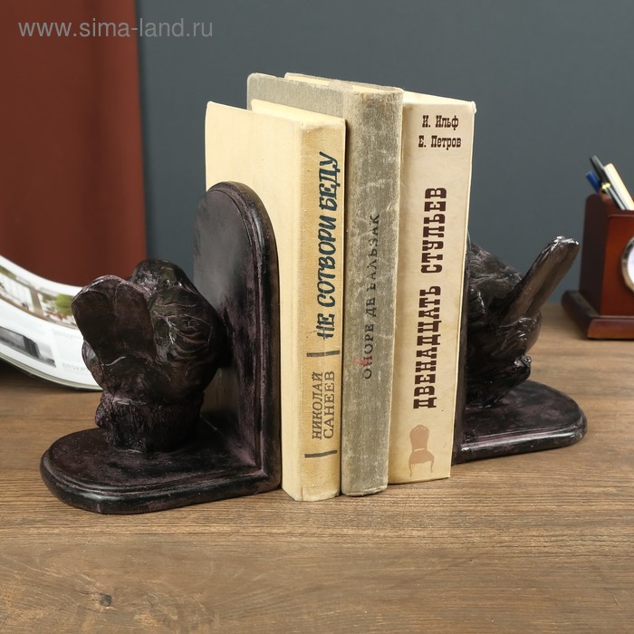 

Держатели для книг "Пузатый воробушек" набор 2 штуки 16,5х11,5х12,5 см