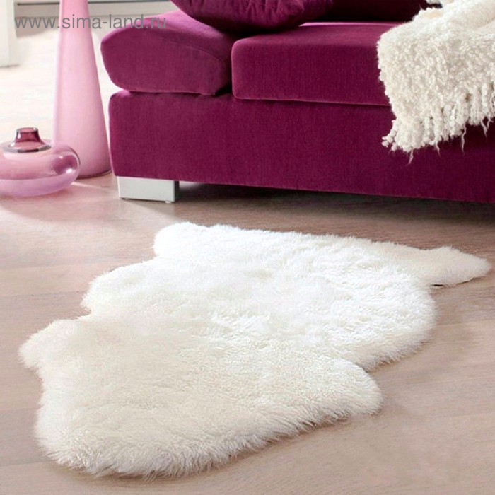 

Шкура из искусственного меха, размер 55 × 80 см, цвет белый