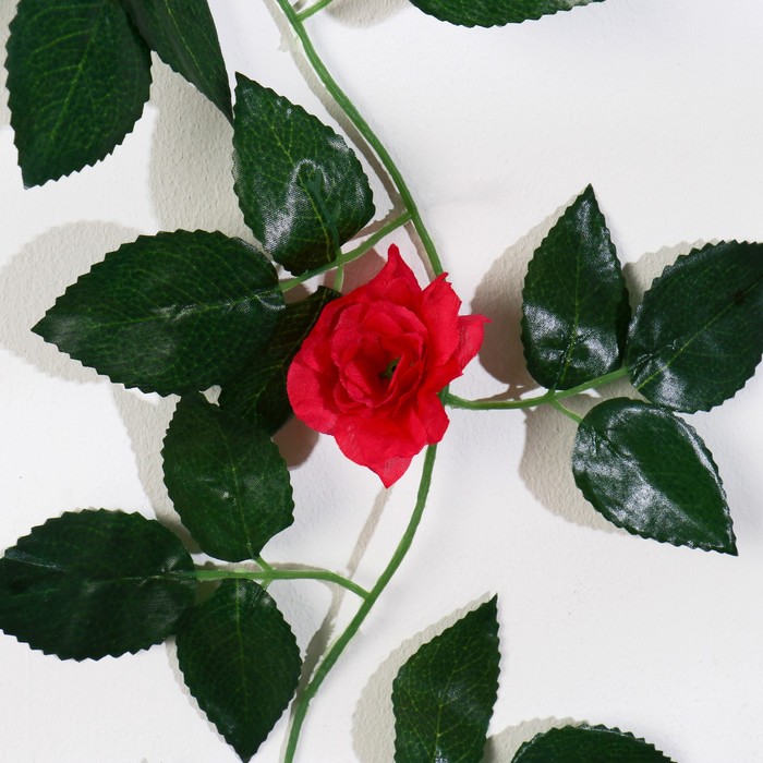 Лиана 1,9 м с розами цена за 1 шт. (фасовка 5 шт.) МИКС
