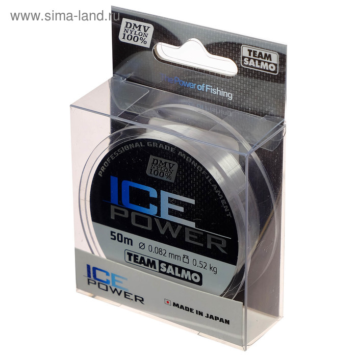 

Леска монофильная Team Salmo ICE POWER, 50 м, 0,08 мм