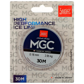 Леска монофильная зимняя Lucky John MGC, 30 м, 0,18 мм от Сима-ленд