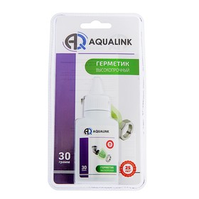 

Анаэробный клей-герметик AQUALINK "Высокопрочный", 30 г, блистер