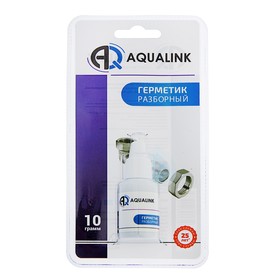 

Анаэробный клей-герметик AQUALINK "Разборный", 10 г, блистер