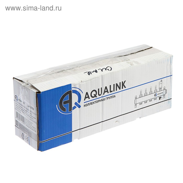 

Коллекторная группа AQUALINK, 1"х3/4", 5 выходов, с расходомерами, нержавеющая сталь