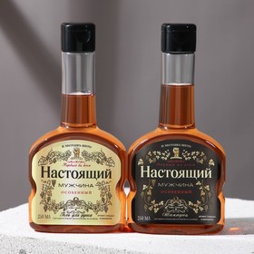 

Набор "Настоящий мужчина": гель для душа во флаконе коньяк, 250 мл, сандал и бергамот; шампунь для всех типов волос, 250 мл