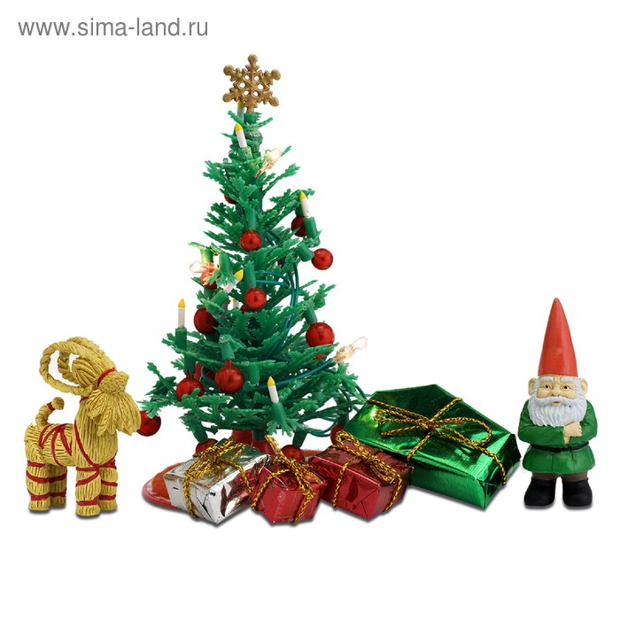 Набор мебели для кукольного домика «Рождественский набор» набор для вышивания vervaco pn 0147439 рождественский мотив vervaco