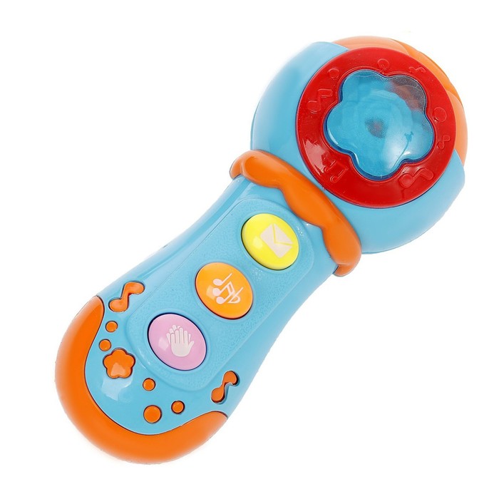 

Музыкальная игрушка «Микрофон» свет, звук, МИКС, в пакете