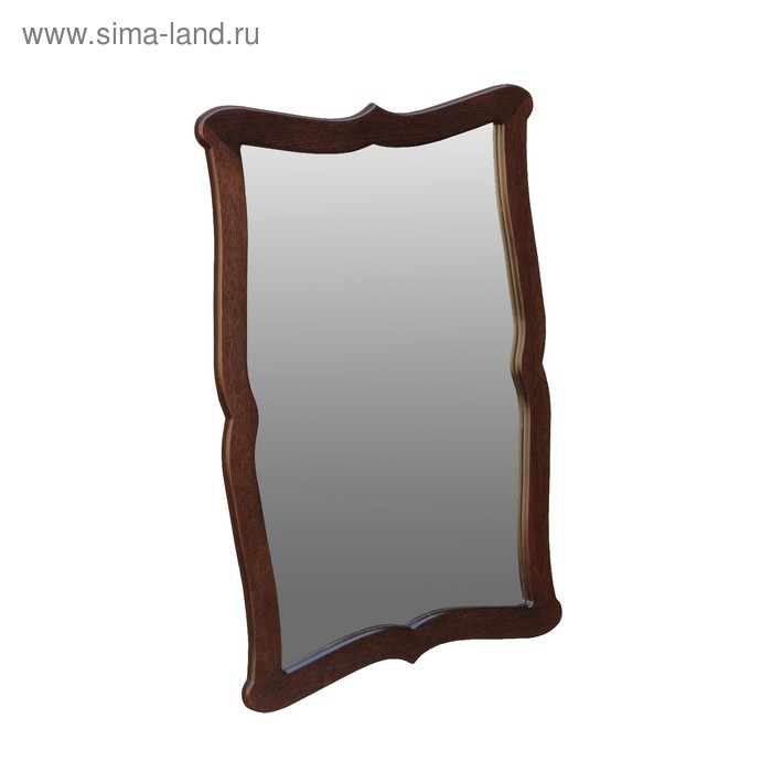 Зеркало навесное Берже 23, 670х16х970, Темно-коричневый подставка мебелик берже 14 темно коричневый п0001015
