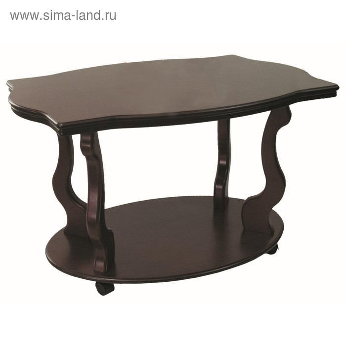 Стол журнальный Берже 3, 940х600х560, Темно-коричневый стол журнальный мебелик грация с темно коричневый