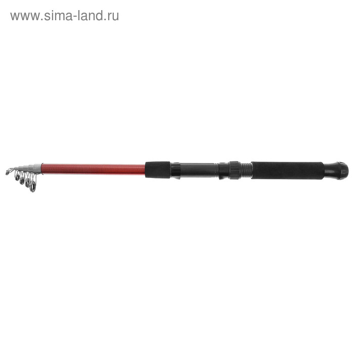 

Удилище телескопическое с кольцами, длина 2,4 м