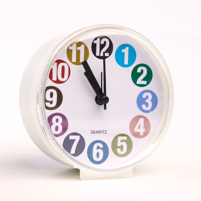 Часы - будильник настольные Абруд, дискретный ход, циферблат 10.5 см, 10.5 х 11 см, АА часы будильник настольные баскетбольный мяч дискретный ход 11 см 11 5 x 11 5 см аа