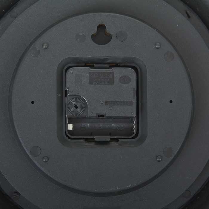 Часы настенные круглые "Розочка", d=25 см, рама под бронзу