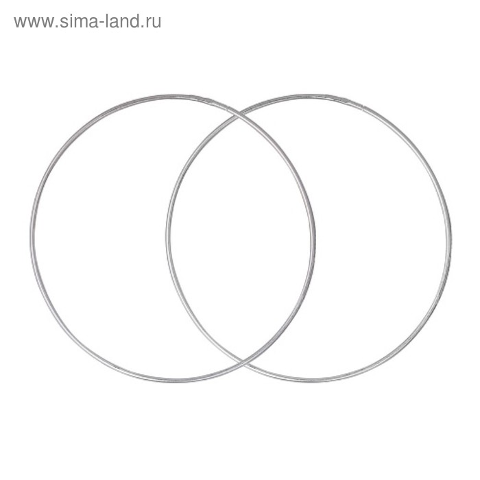 

Серьги-кольца «Классика», d=5,5 см, посеребрение