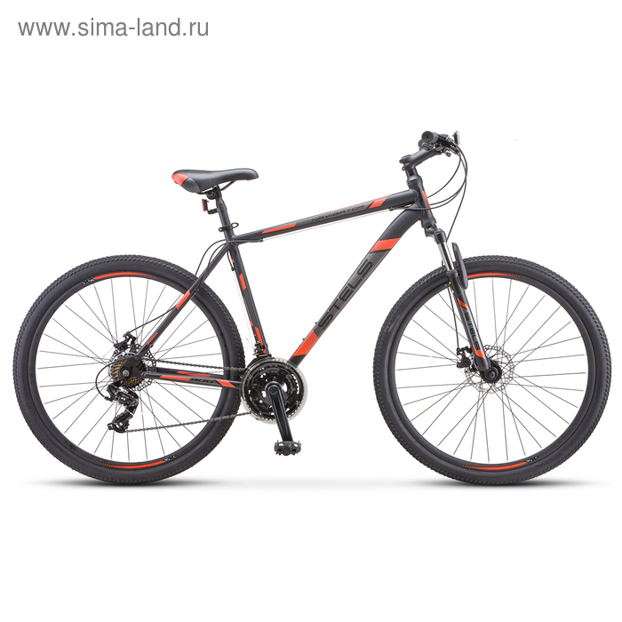 фото Велосипед 29" stels navigator-900 md, f010, цвет чёрный/красный, размер 17.5"