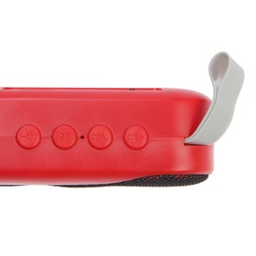 

Портативная колонка LuazON LAB-50, 3 Вт, microSD, AUX, USB, красная