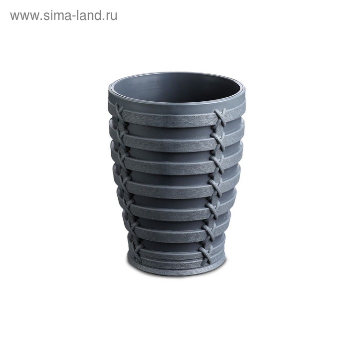 

Стакан для пасты и щётки Palm, пластик, цвет серый