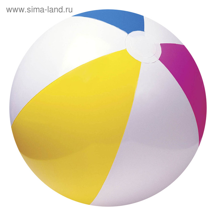фото Мяч пляжный «цветной», d=61 см, от 3 лет, 59030np intex