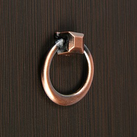 

Ручка кнопка ТУНДРА РК121AC (LM014AB), цвет медь