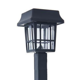 

УЦЕНКА Фонарь садовый на солнечной батарее "Фонарик" 32 см, 7*7 см, 1 led, пластик