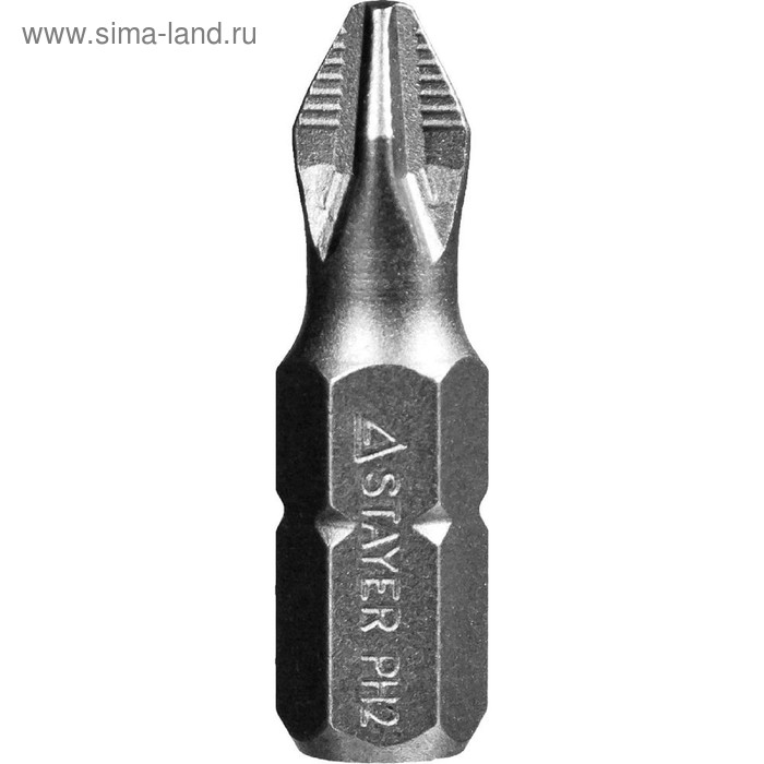 

Биты STAYER "PROFI" 26201-2-25-10_z01, ProFix, PH2, хвостовик C 1/4", 25мм, 10шт