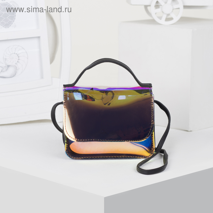 

Сумка детская на магните, цвет чёрный